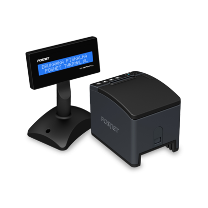 Posnet Thermal XL2 Online 2" z wyświetlaczem wolnostojącym
